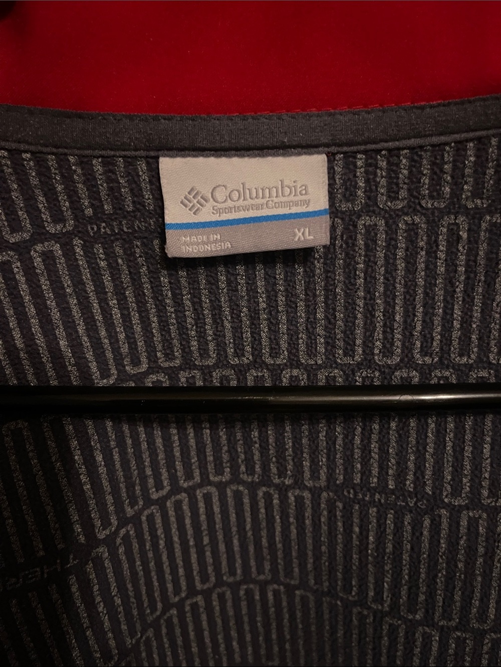 Columbia Men's Bright Red Full-Zip Fleece Jacket - Picture 7 of 7